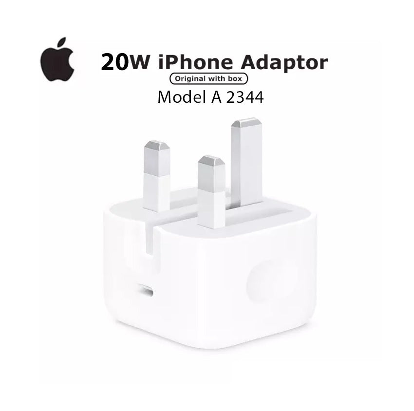 GENUINE APPLE 20W A2344 USB TYPE C POWER CHARGER ADAPTER PLUG FOR iPhones/iPads