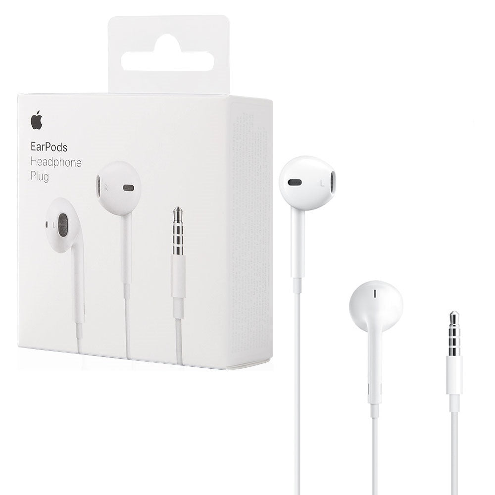 Genuine Official Apple 3.5mm Audio Jack Handsfree for iPhones & iPad - White