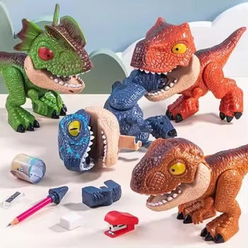 Educational DIY Disassembly Dinosaur Toys Stationery 5 In 1 Pencil Sharpener Eraser Kids Learning Toy Gift