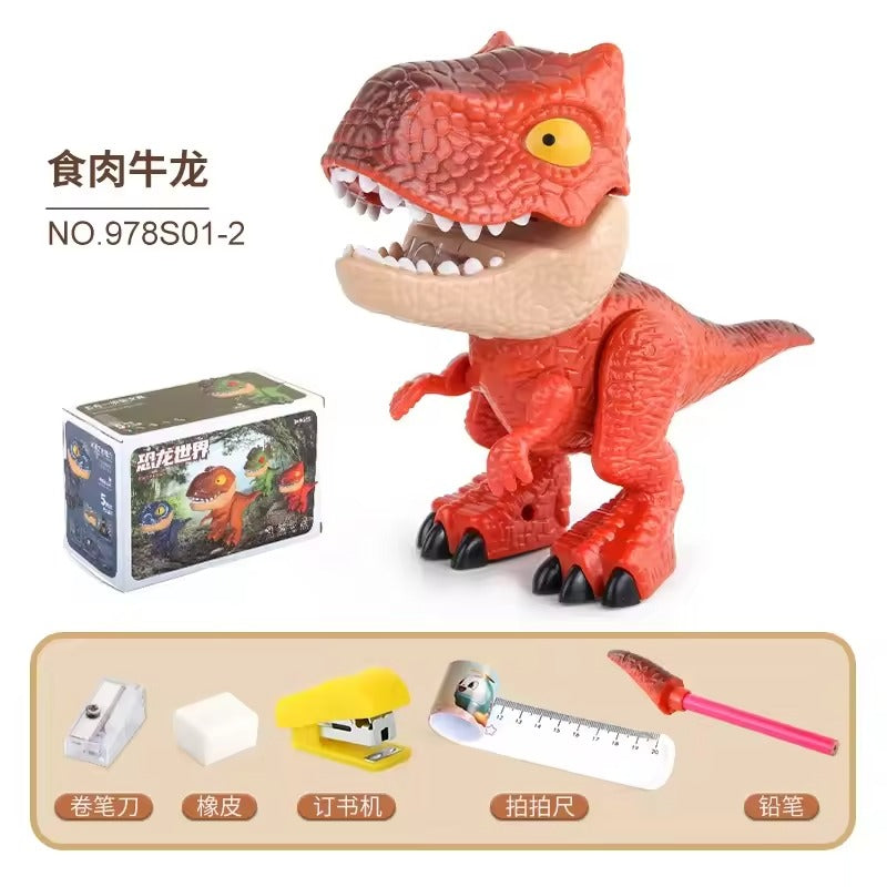 Educational DIY Disassembly Dinosaur Toys Stationery 5 In 1 Pencil Sharpener Eraser Kids Learning Toy Gift