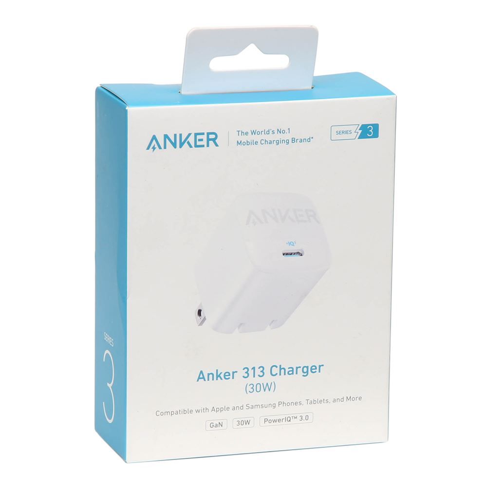 Anker 313 GaN 30W PIQ 3.0 – Foldable Fast Charger