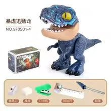 Educational DIY Disassembly Dinosaur Toys Stationery 5 In 1 Pencil Sharpener Eraser Kids Learning Toy Gift