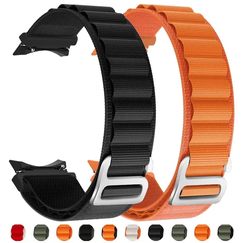 Alpine Loop Band Strap for Samsung Watch 6 Watch 5 Watch 4 only (All series & sizes) with Pins (not fit to other watches)