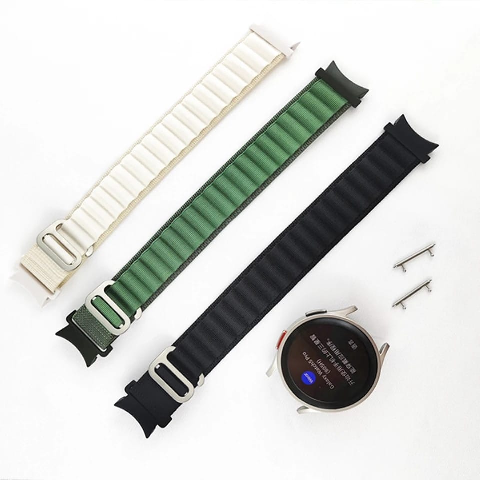 Alpine Loop Band Strap for Samsung Watch 6 Watch 5 Watch 4 only (All series & sizes) with Pins (not fit to other watches)